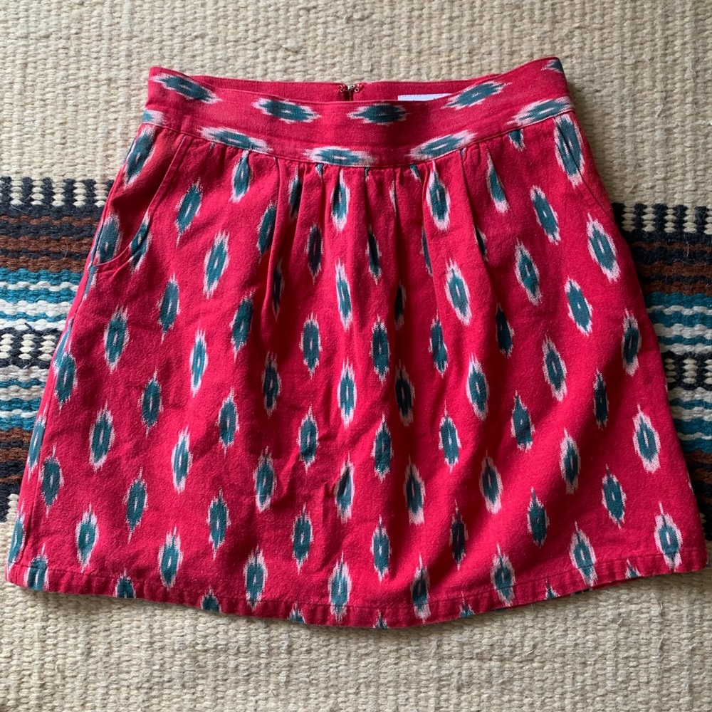 Steven Alan Madras Cotton Ikat skirt Size 6 EUC